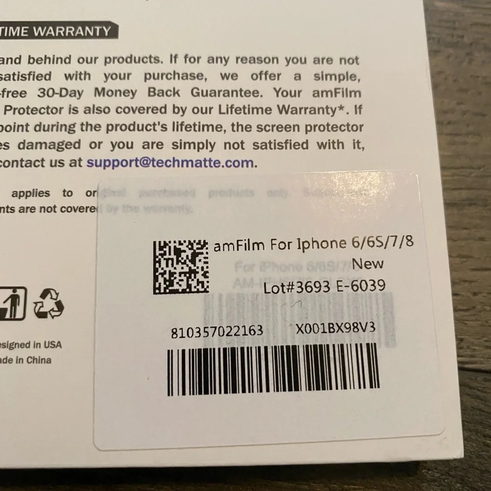 Total of 6 Glass Screen‎ Protectors for IPhone NIB